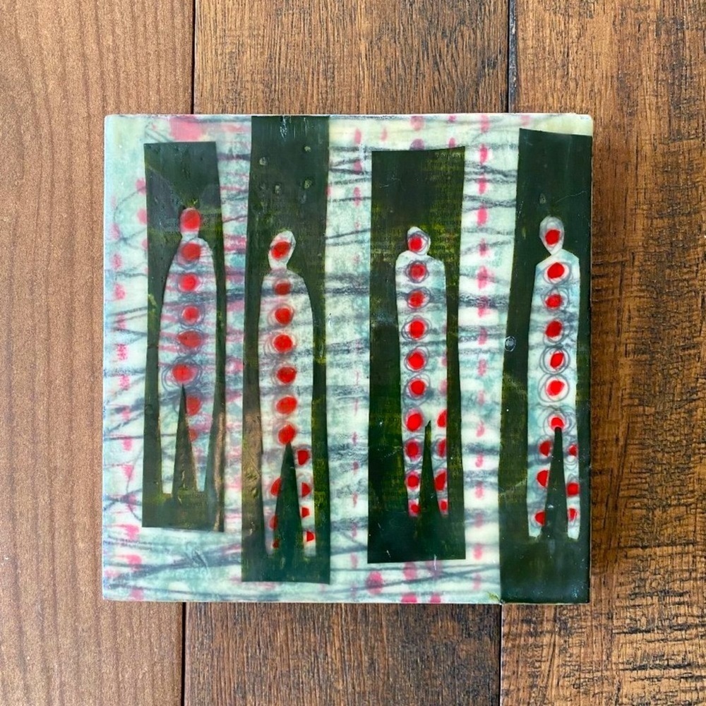 Hot Spots by Victoria Eubanks, Artwork on Wood Block